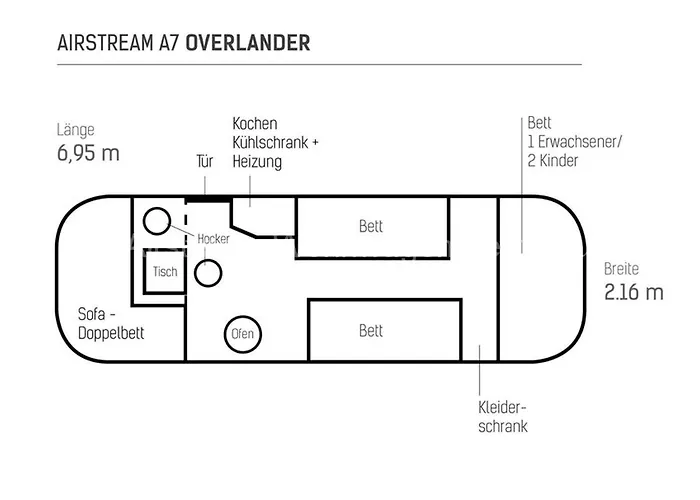 Pansiyon Airstream Wohnwagen